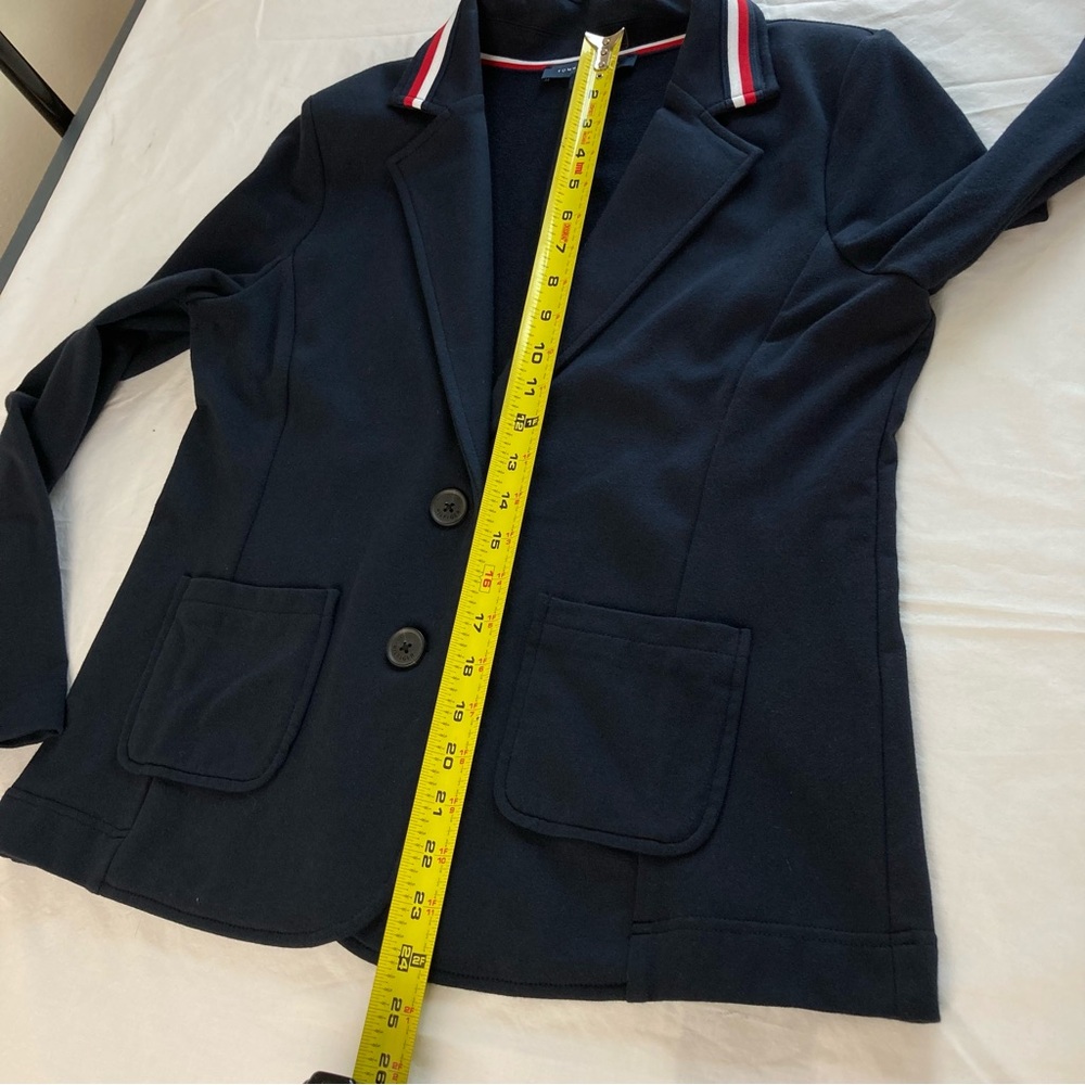 Tommy Hilfiger French Terry Knit Nautical Blazer M - Picture 12 of 17